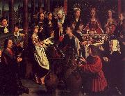Gerard David The Marriage Feast at Cana oil on canvas